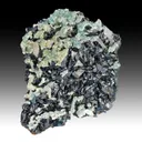 Wardite on Lazulite - image 1