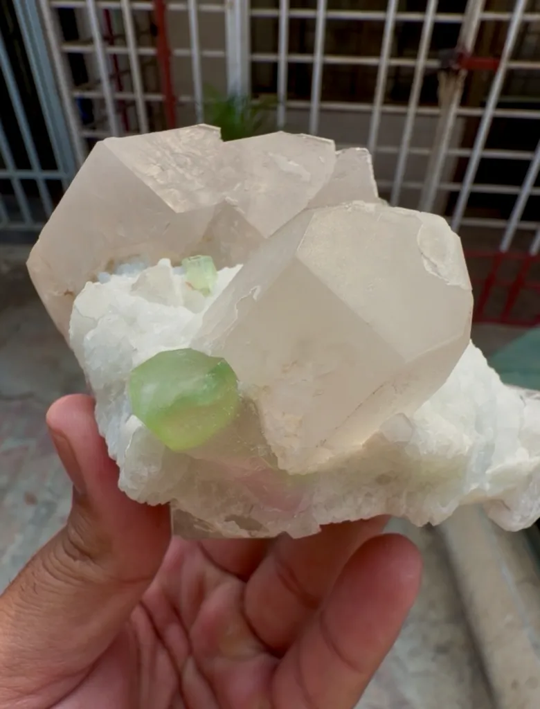 Watermelon Tourmaline with Quartz from Afghanistan - image 3