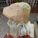 Watermelon Tourmaline with Quartz from Afghanistan - image 4