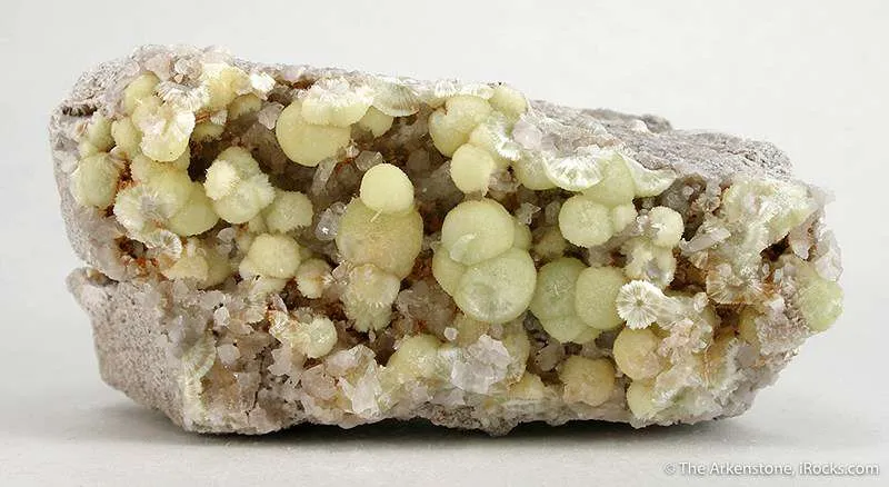 Wavellite - Donated to Harvard Mineralogical Museum image