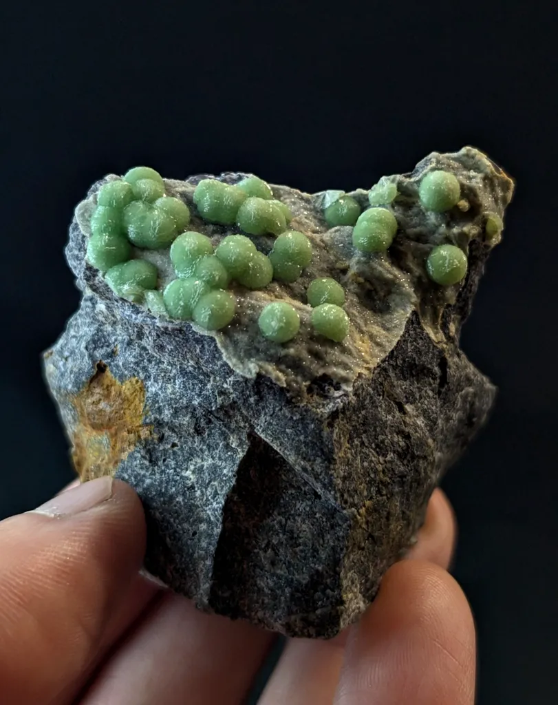 Wavellite from USA, Arkansas, Mauldin Mountain image