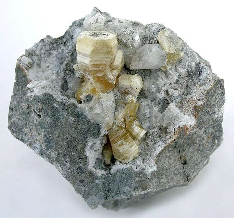 Weloganite and Quartz image