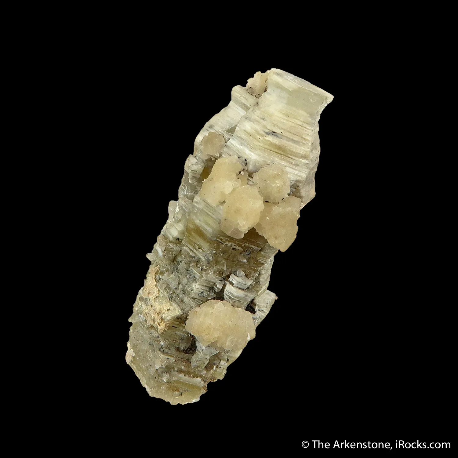 Weloganite (fluorescent) and Strontianite (fluorescent) - image 5