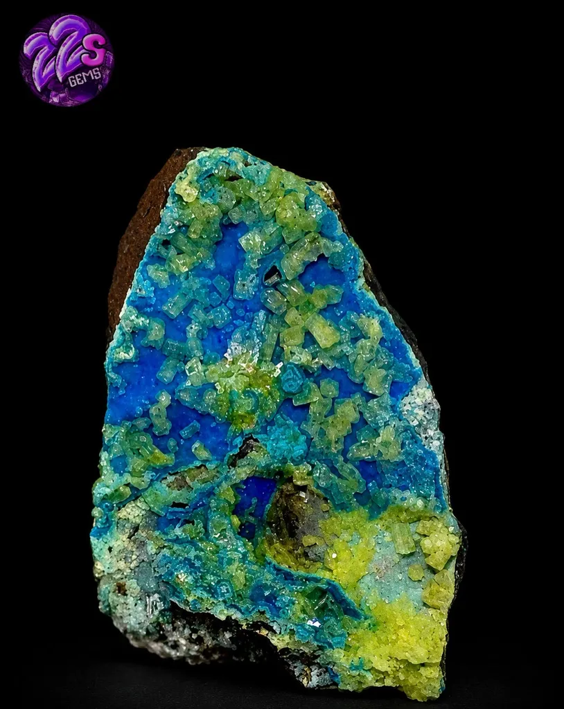 WHERE ELECTRIC BLUE MEETS NEON Gold image
