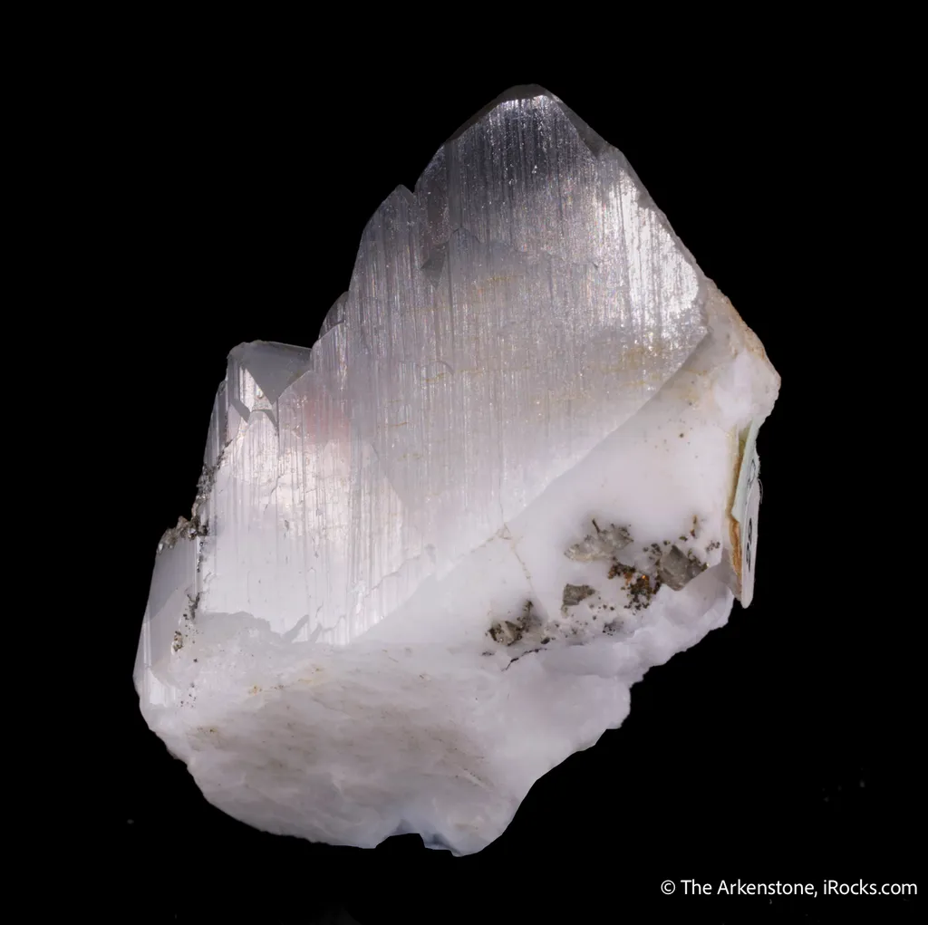 Whewellite with Löllingite inclusions and Weddelite(?) - image 3