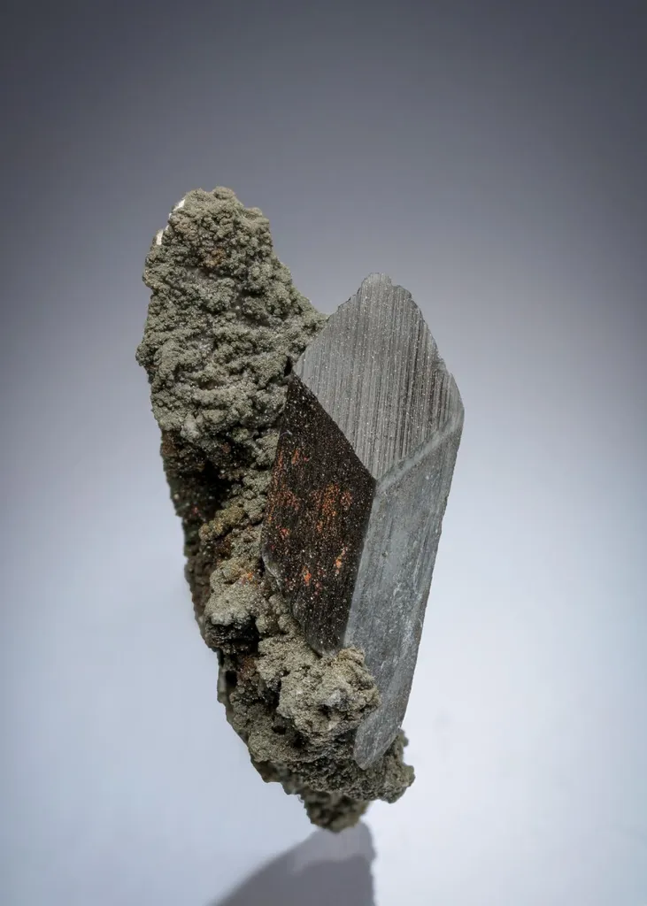 Whewellite with SMYTHITE inclusions image