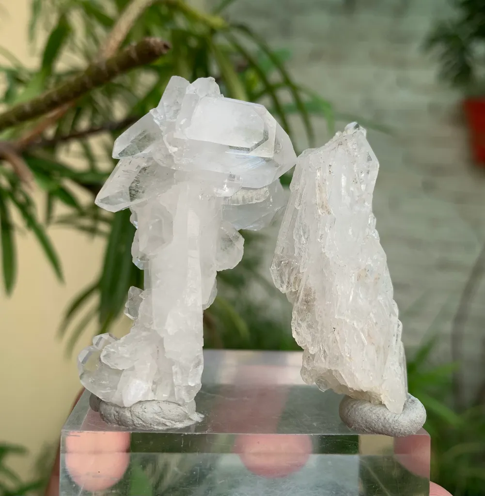 White Faden Milky Quartz Crystals from Pakistan - image 3