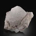 White Pollucite On Albite - image 1