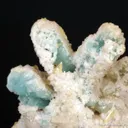 Willemite and Calcite ps. after Azurite with Mimetite - image 3