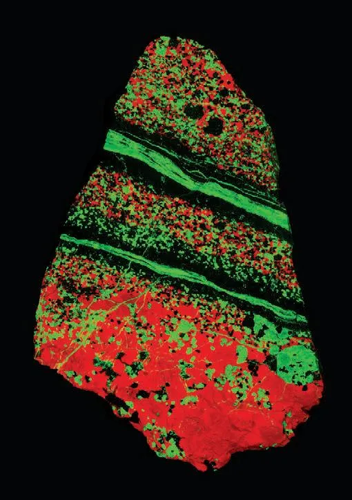 Willemite, Calcite image