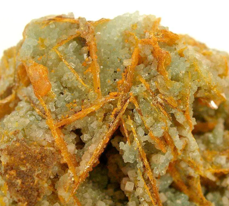 Willemite on Wulfenite - image 2