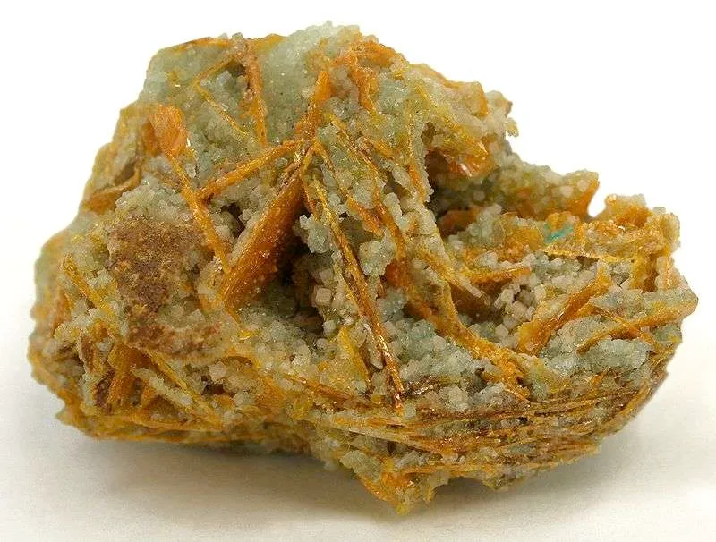 Willemite on Wulfenite - image 1