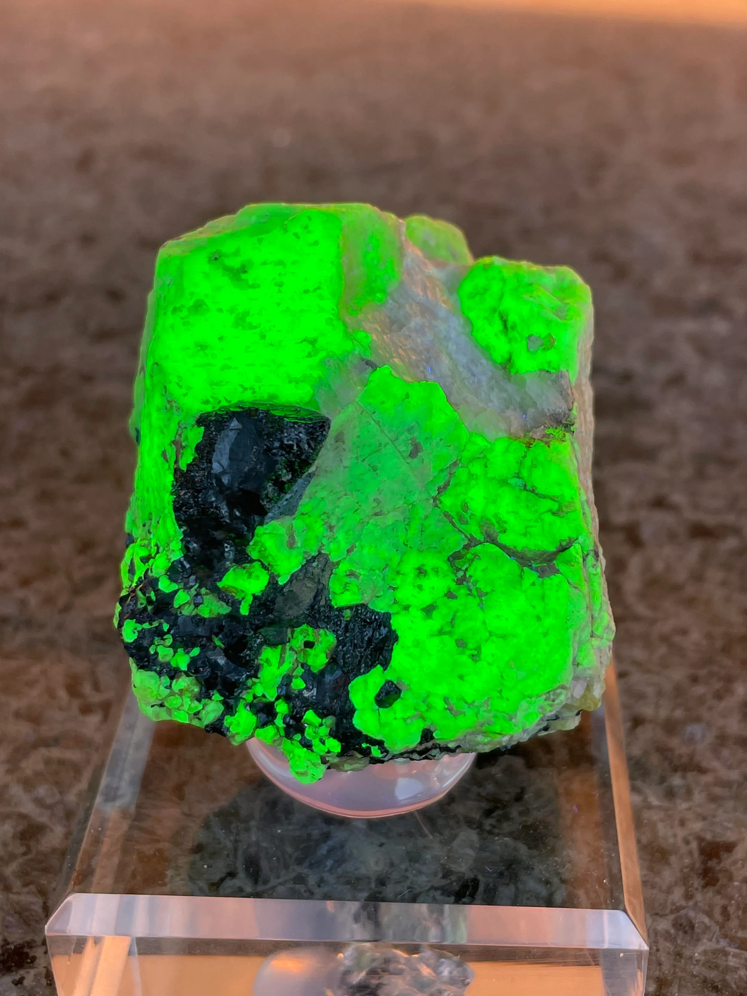 Willemite with Calcite and Franklinite - image 1