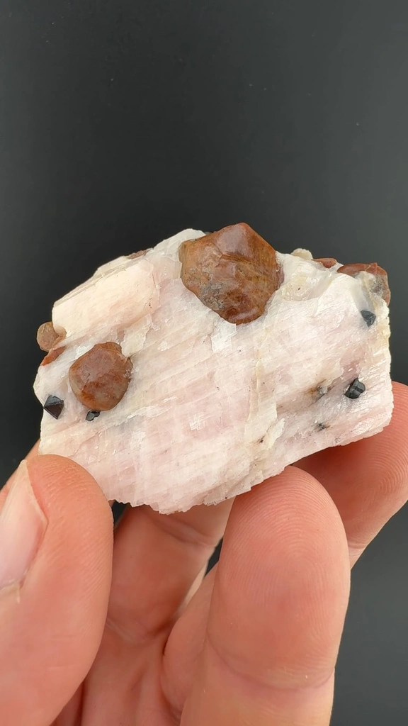 Willemite with Calcite, Franklinite - image 2