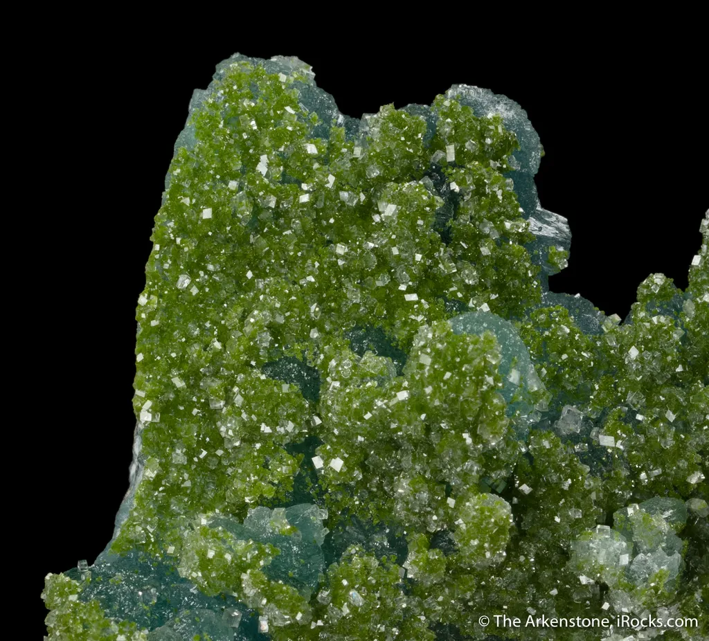 Willemite with Duftite incl. Calcite - image 2