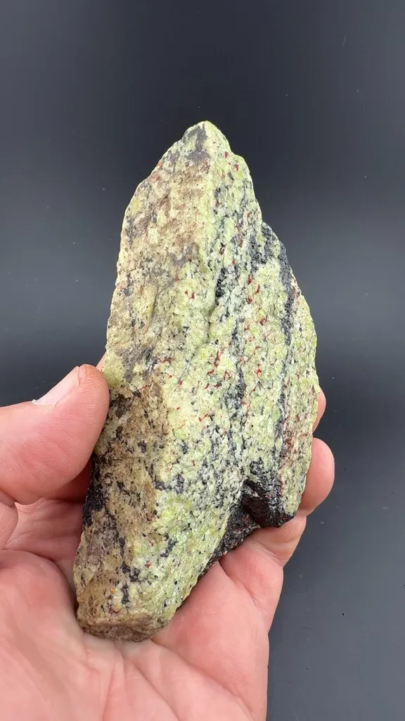 Willemite with Franklinite, Zincite image