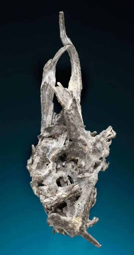 Wire Silver; Azurite with Malachite image