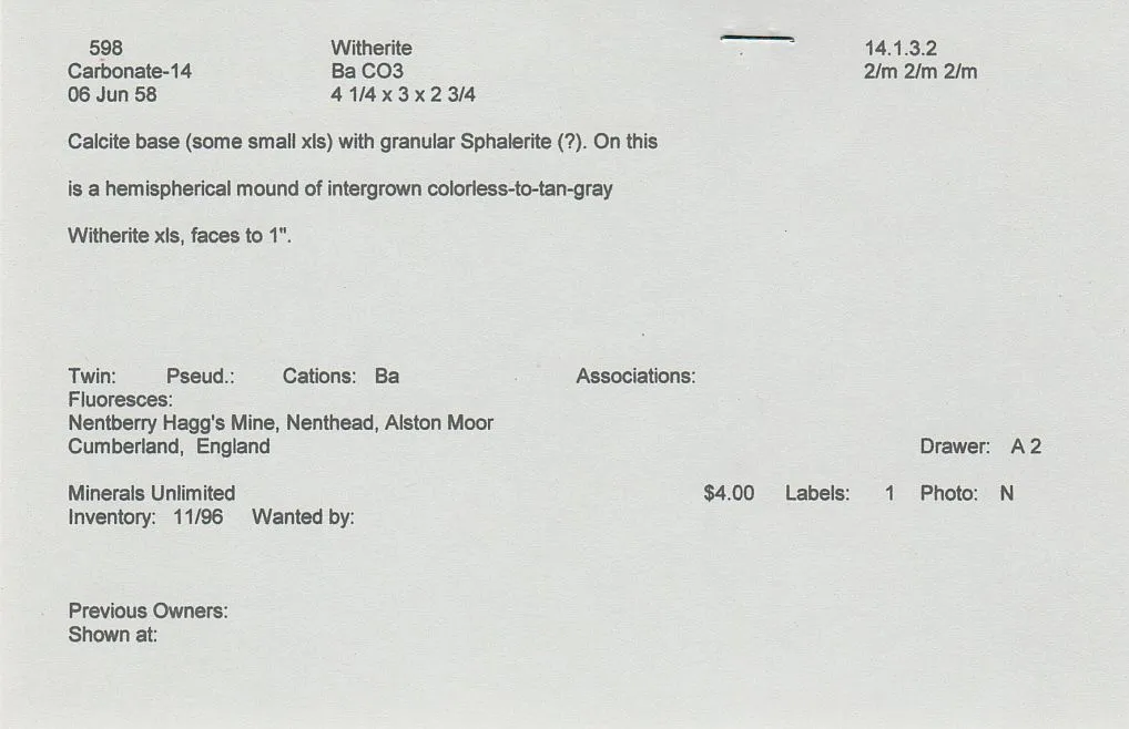 Witherite - image 7