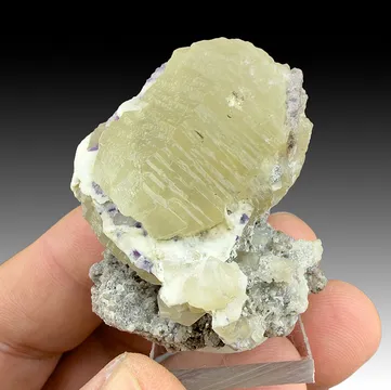 Witherite from Minerva No. 1 Mine, Hardin County, Illinois, USA