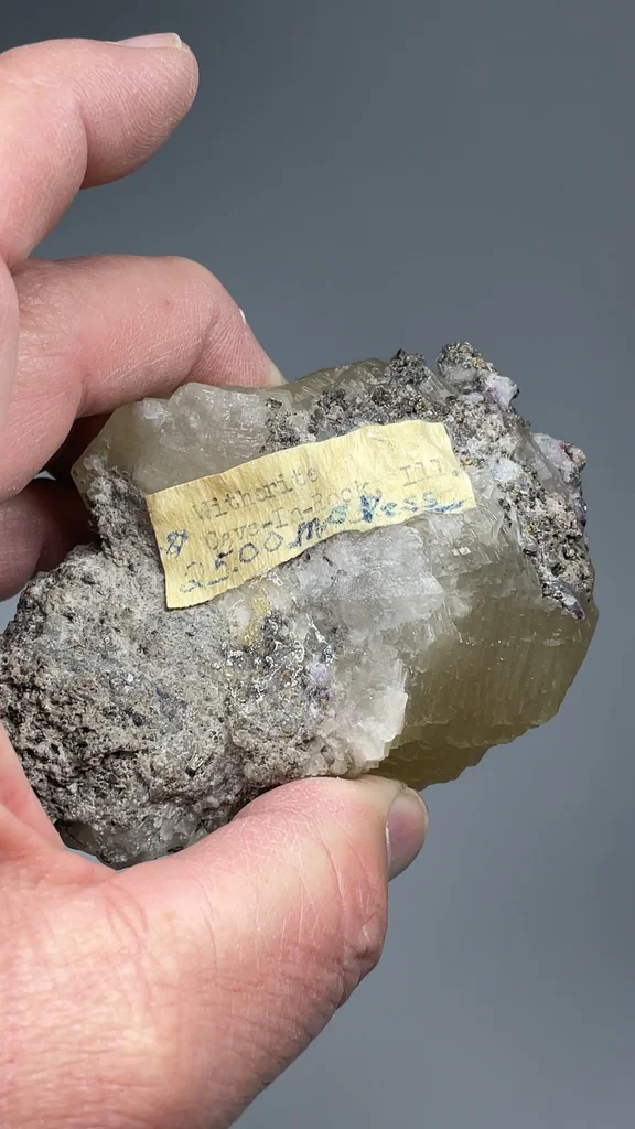 Witherite from Minerva No. 1 Mine, Hardin County, Illinois, USA - image 2
