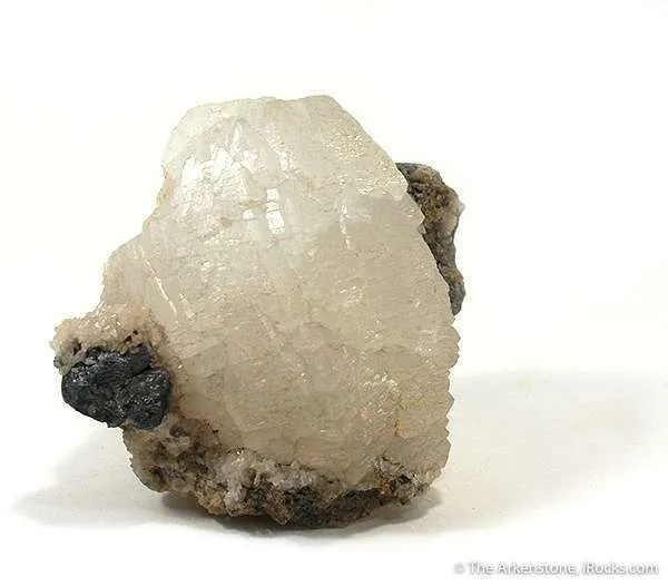 Witherite (Huge Crystal!) With Galena image