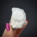 Witherite on Calcite - image 2