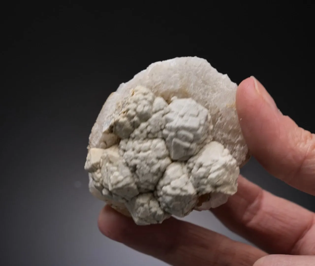 Witherite on Calcite - image 2