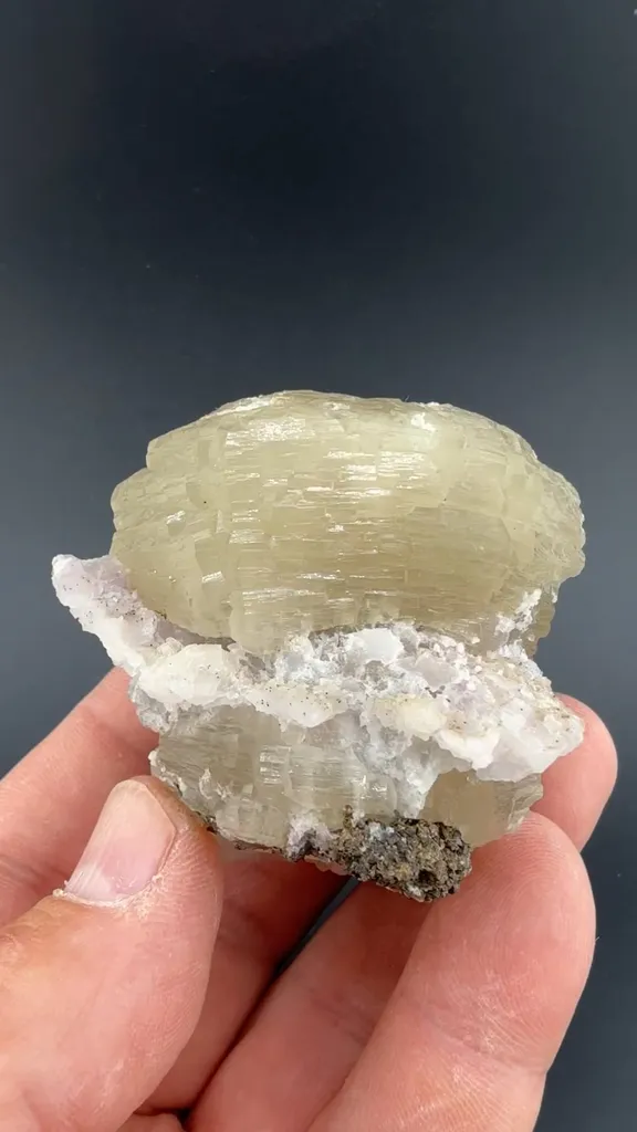 Witherite with Alstonite, Fluorite image