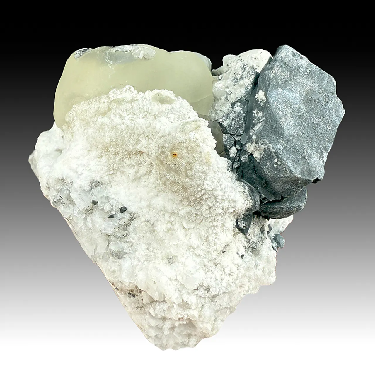 Witherite with Calcite, Galena - image 1