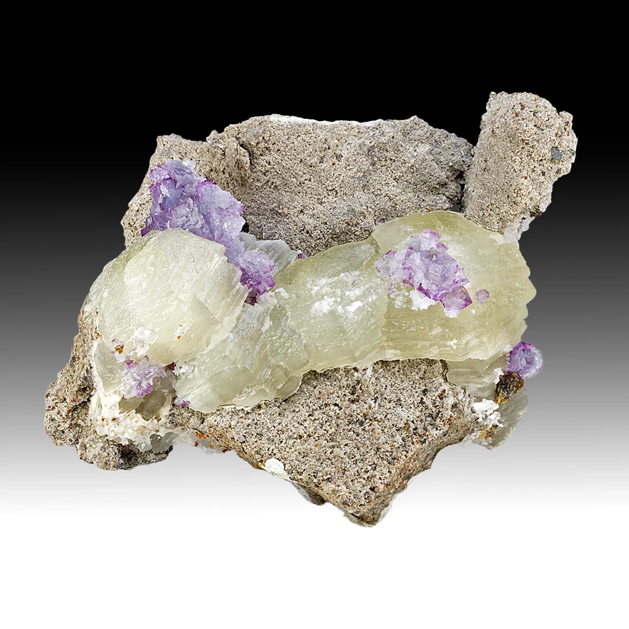 Witherite with Fluorite - image 1