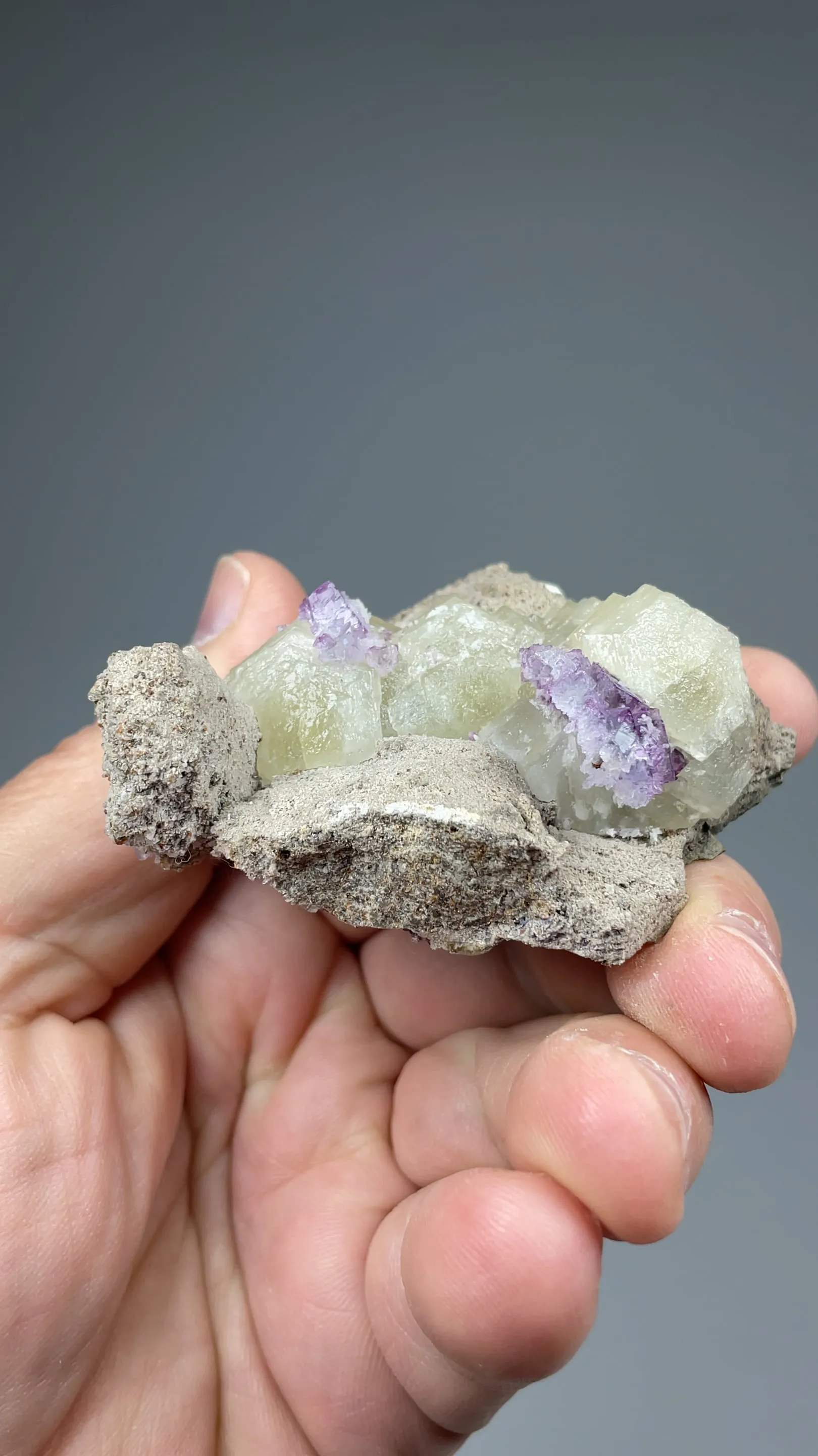 Witherite with Fluorite - image 2