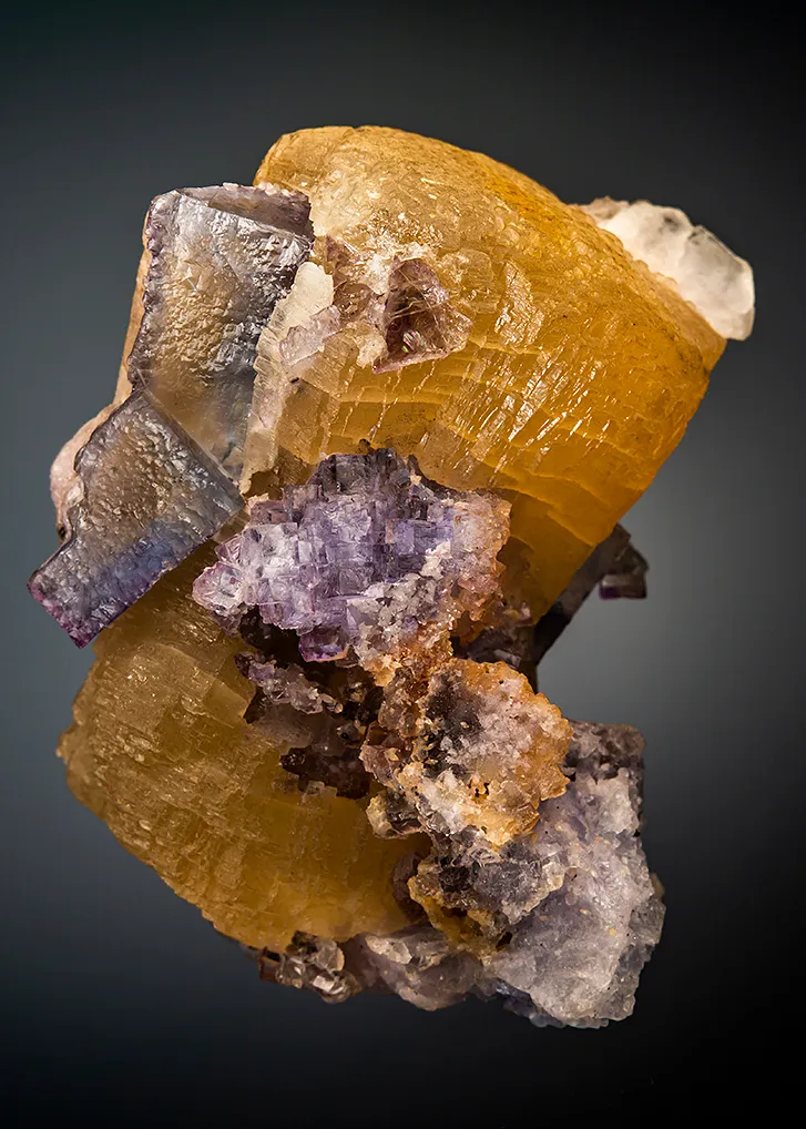 Witherite with Fluorite image
