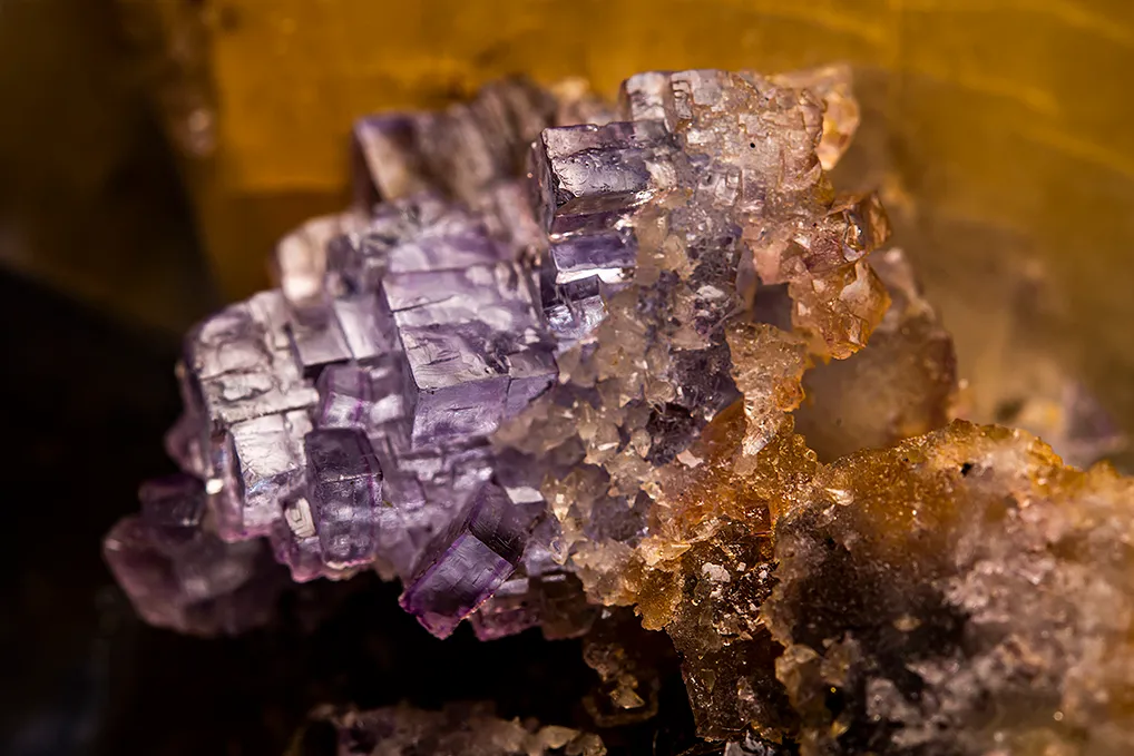 Witherite with Fluorite - image 3