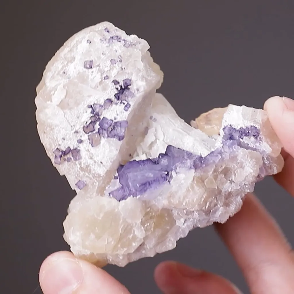 Witherite with Fluorite - image 2