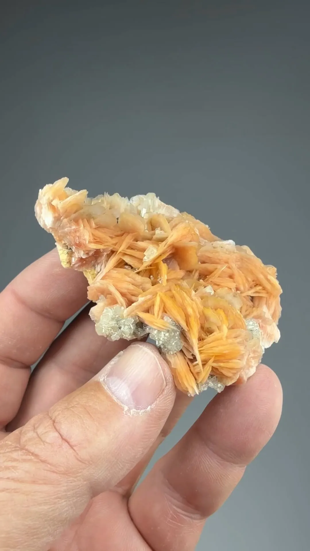 Witherite with Malachite - image 2