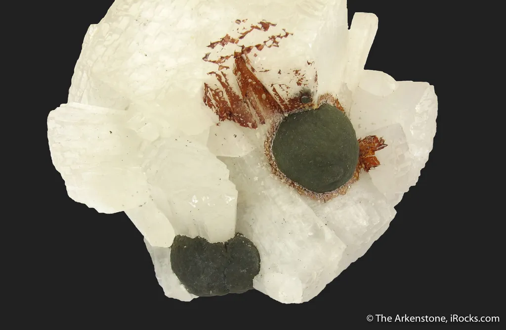 Witherite with Marcasite balls - image 3