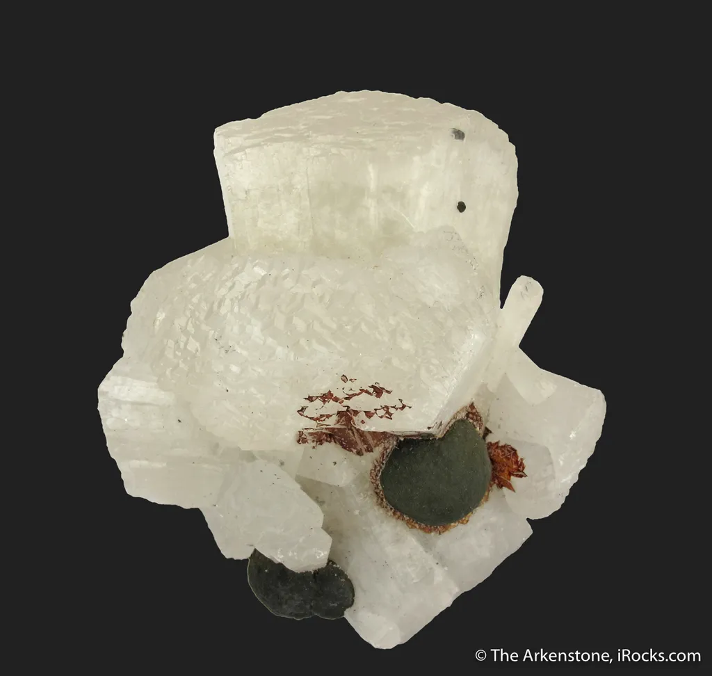 Witherite with Marcasite balls - image 4