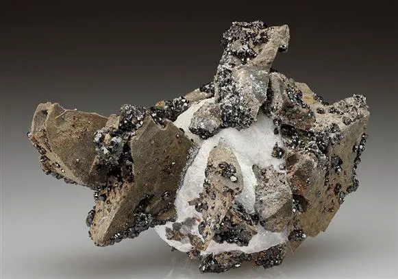 Witherite with Sphalerite - image 1