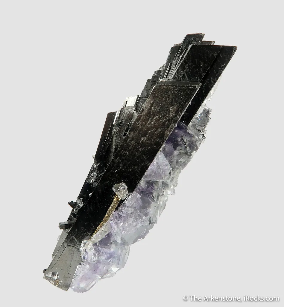 Wolframite and Fluorite with Pyrite - image 7