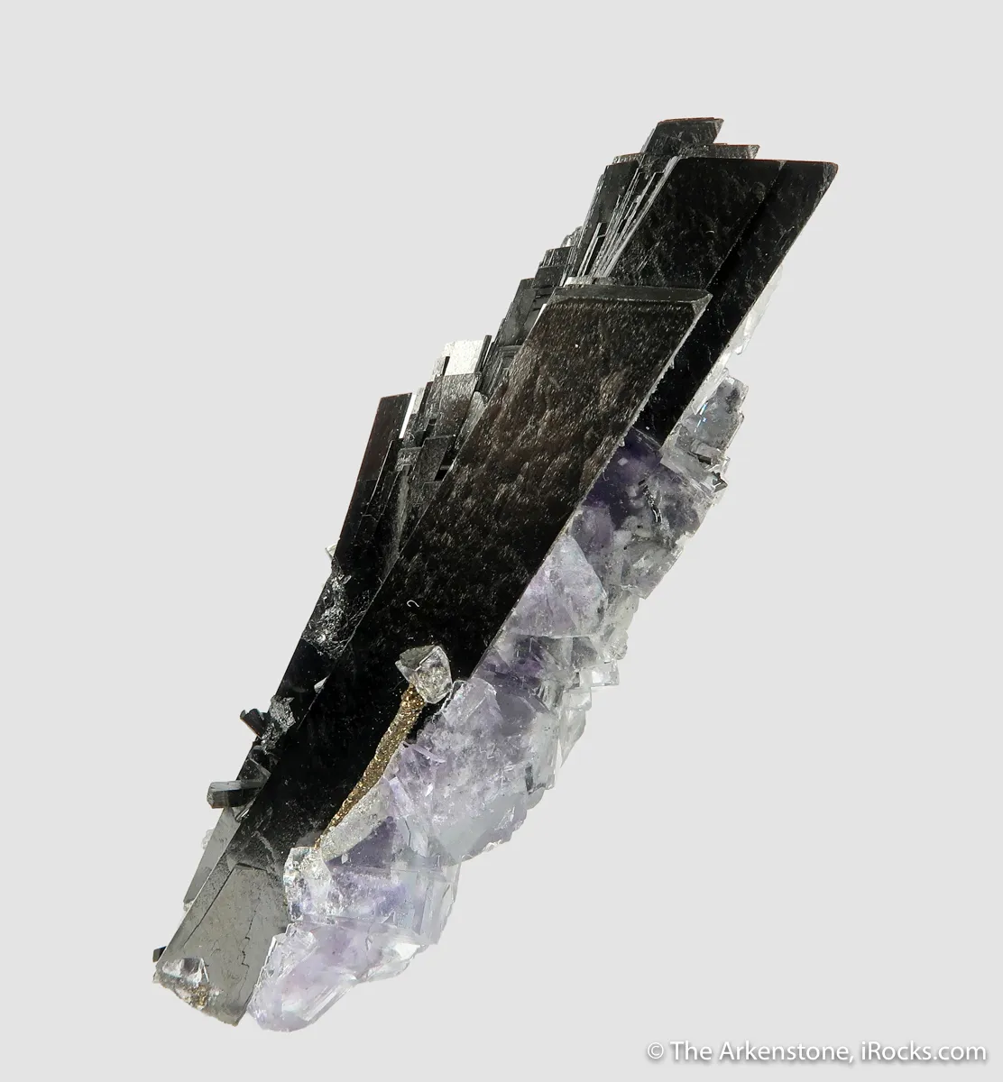 Wolframite and Fluorite with Pyrite - image 15