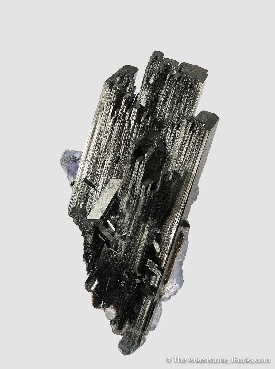 Wolframite and Fluorite with Pyrite - image 8