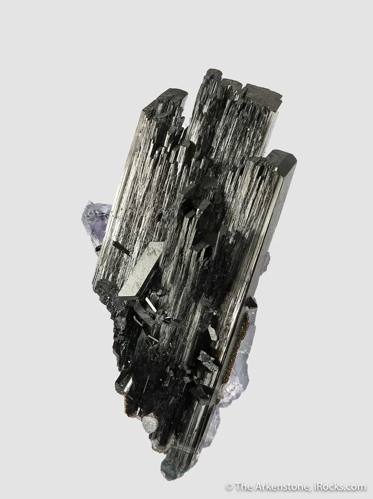 Wolframite and Fluorite with Pyrite - image 16