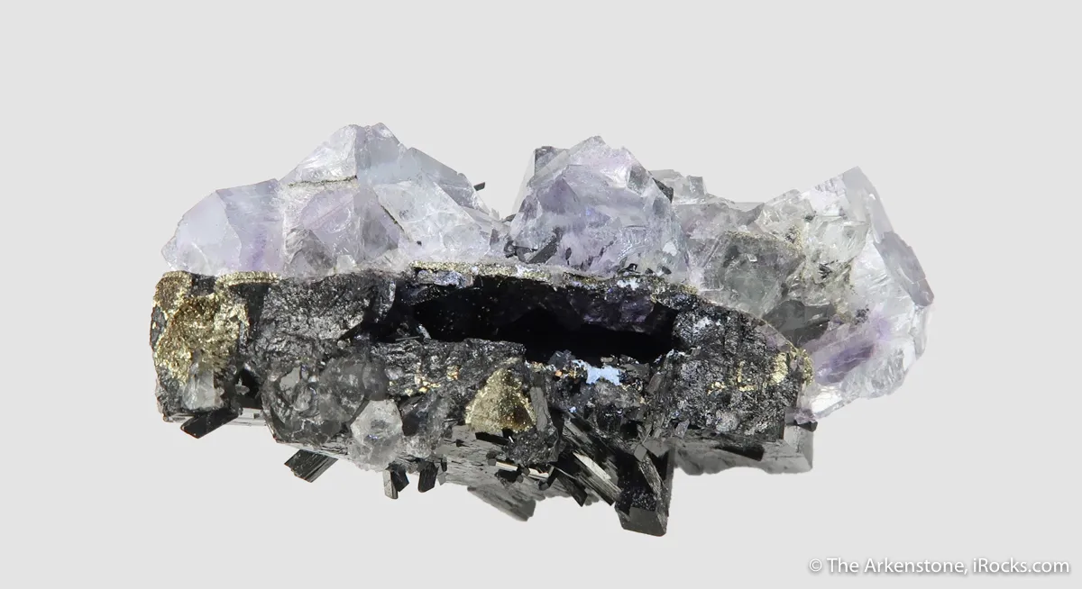 Wolframite and Fluorite with Pyrite - image 17