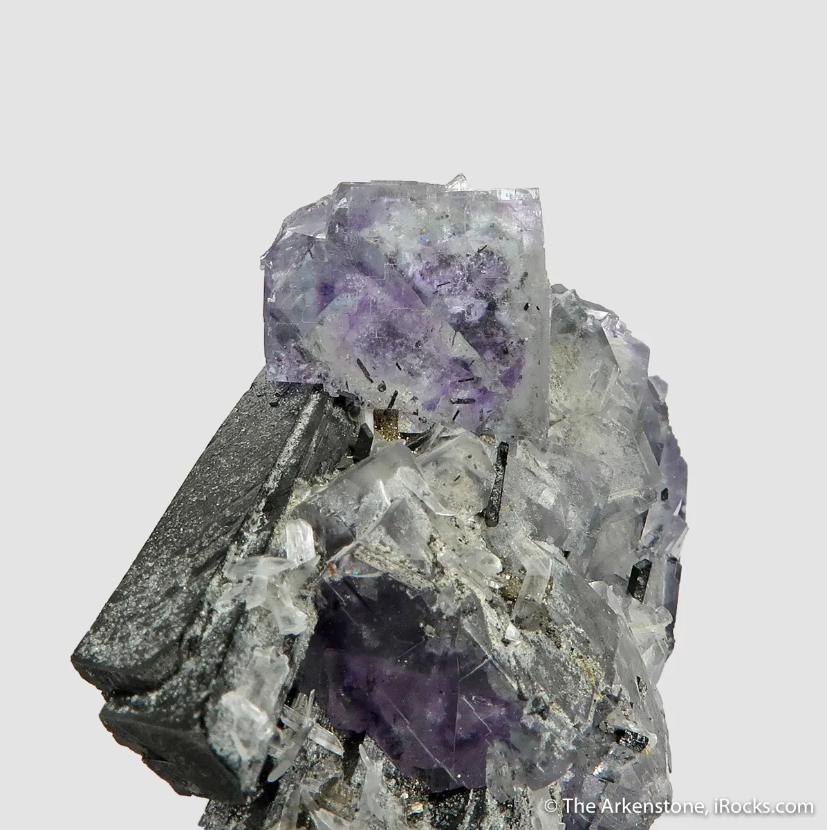 Wolframite and Fluorite with Pyrite - image 5