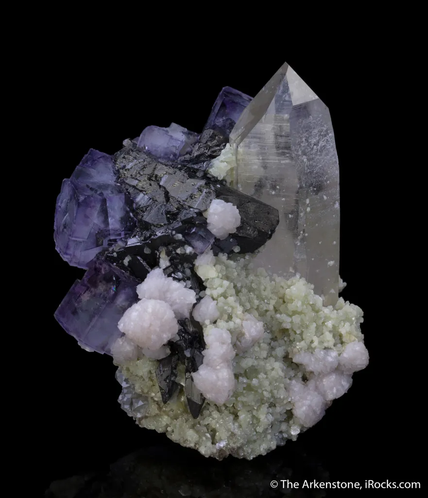 Wolframite, Fluorite, Quartz - image 12