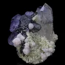 Wolframite, Fluorite, Quartz - image 1