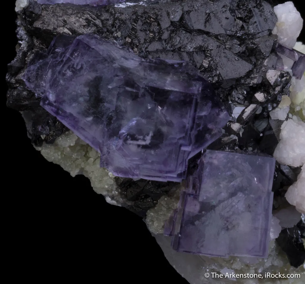 Wolframite, Fluorite, Quartz - image 11