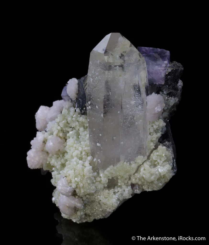 Wolframite, Fluorite, Quartz - image 7