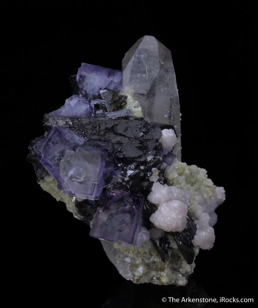 Wolframite, Fluorite, Quartz - image 14