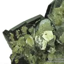 Wolframite with Arsenopyrite, Pyrite, and Muscovite, on Quartz - image 2